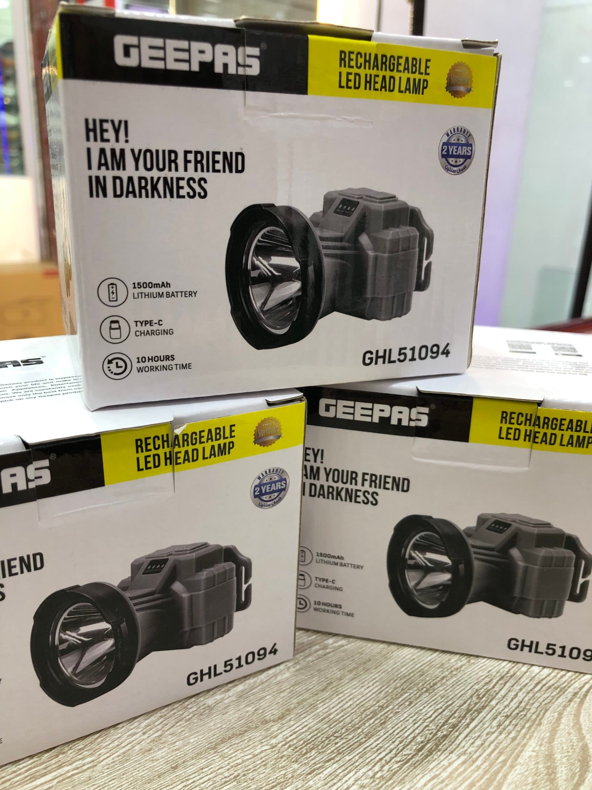 چراغ پیشانی GEEPAS مدل GHL51094
