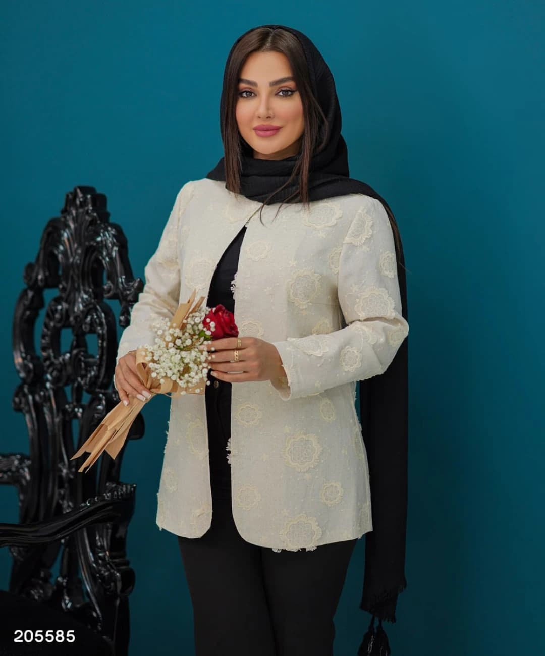کت لینن مدل آنیا