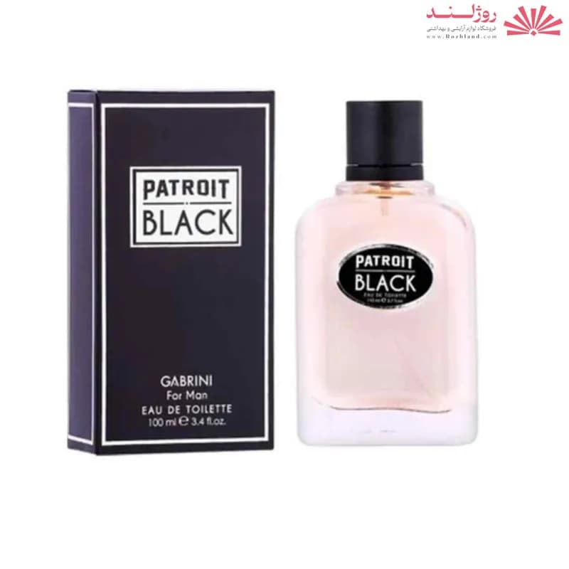 ادکلن مردانه گابرینی مدل Patroit Black پاتریوت بلک 100 میل — تصویر ۴