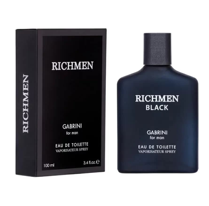 ادکلن مردانه گابرینی مدل Richmen black ریچمن بلک 100 میل — تصویر ۴