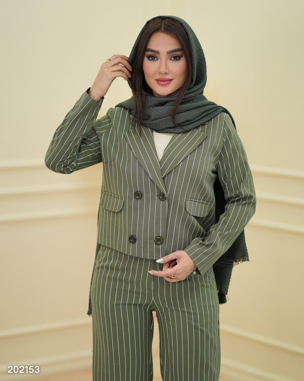 کت شلوار لنینت دیپلمات مدل مروان — تصویر ۵