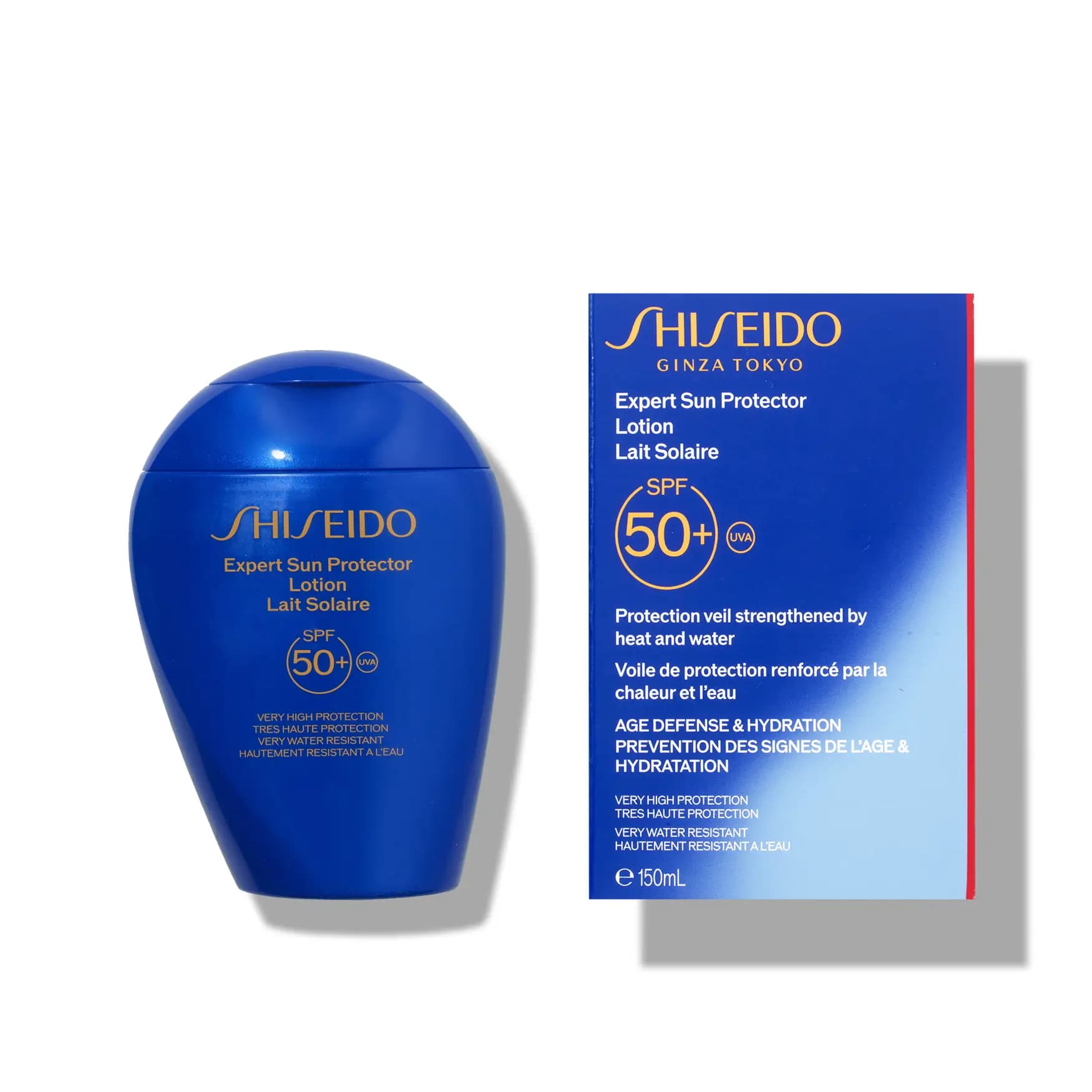 ضد آفتاب صورت و بدن جوانساز شیسیدو Shiseido Expert Sun Protector SPF 50+UVA Face & Body Lotion 150ml