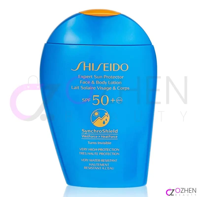 ضد آفتاب صورت و بدن جوانساز شیسیدو Shiseido Expert Sun Protector SPF 50+UVA Face & Body Lotion 150ml — تصویر ۱۰