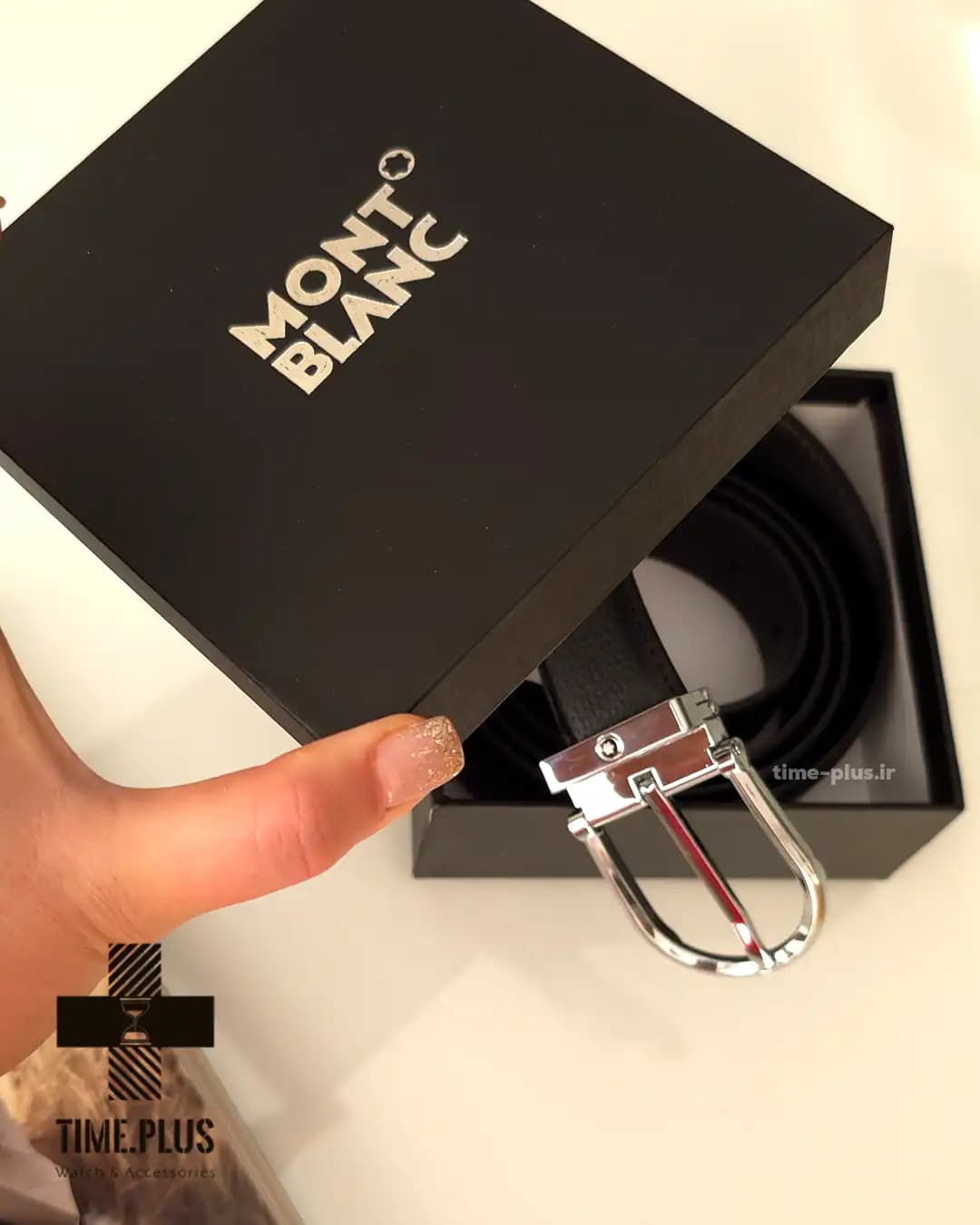 کمربند سگک نقره ای Montblanc — تصویر ۷