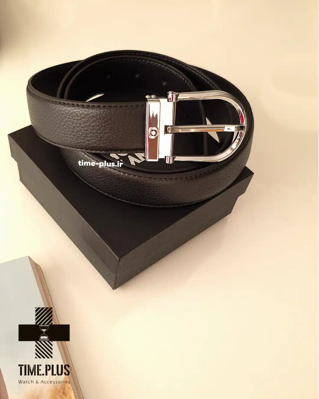 کمربند سگک نقره ای Montblanc — تصویر ۴