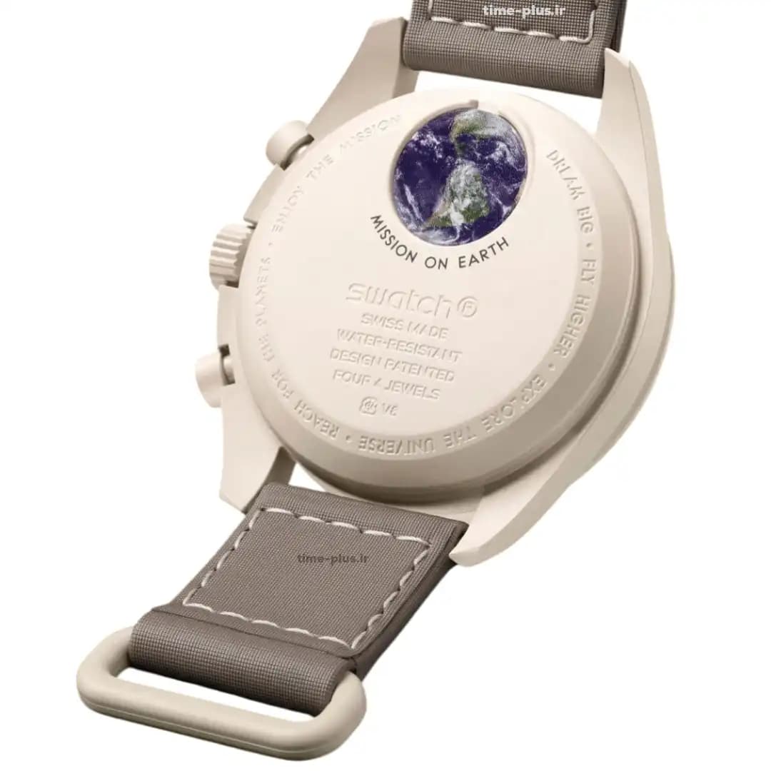 ساعت امگا سواچ کویر Omega Swatch Moonswatch Earth Desert — تصویر ۲
