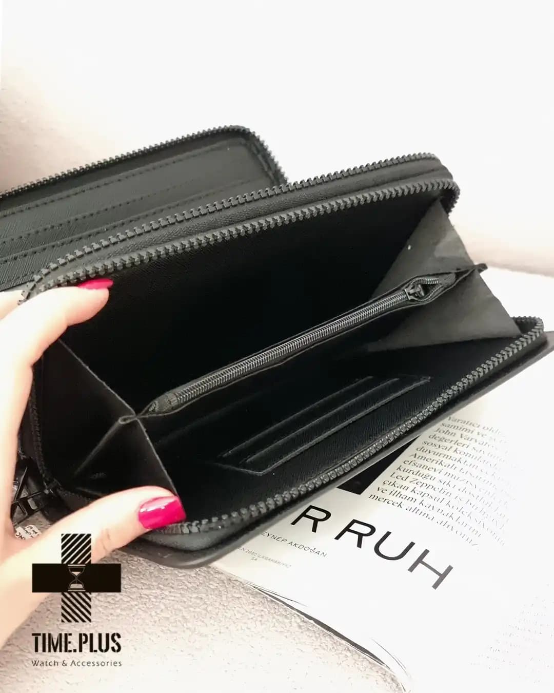 کیف مدارک مون بلان 2 زیپ جلو پاکتی — تصویر ۶
