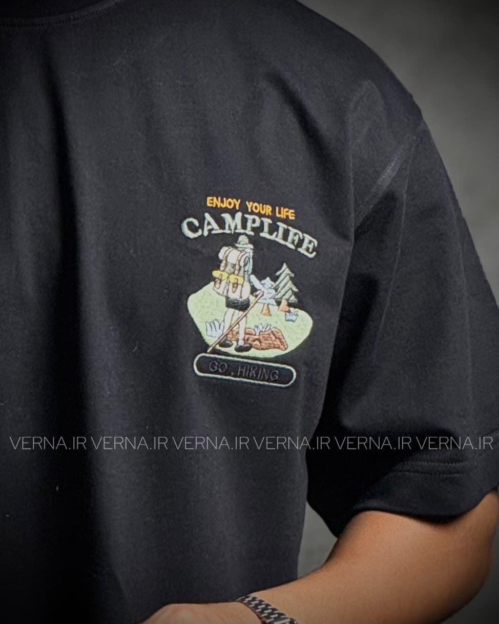 تیشرت باکسی مردانه CAMP LIFE MEN — تصویر ۲