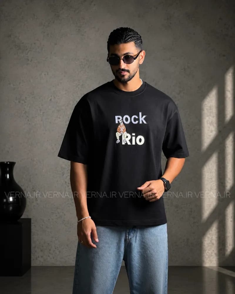 تیشرت مردانه گلدوزي ROCK RIO — تصویر ۲
