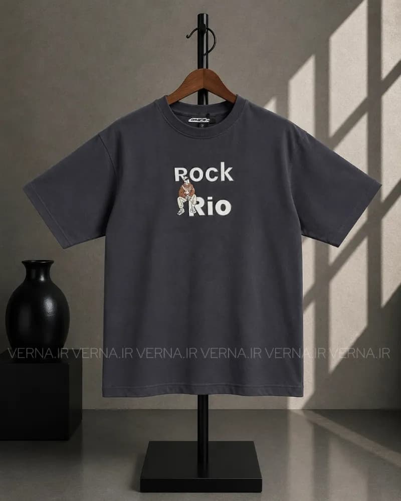 تیشرت مردانه گلدوزي ROCK RIO — تصویر ۳