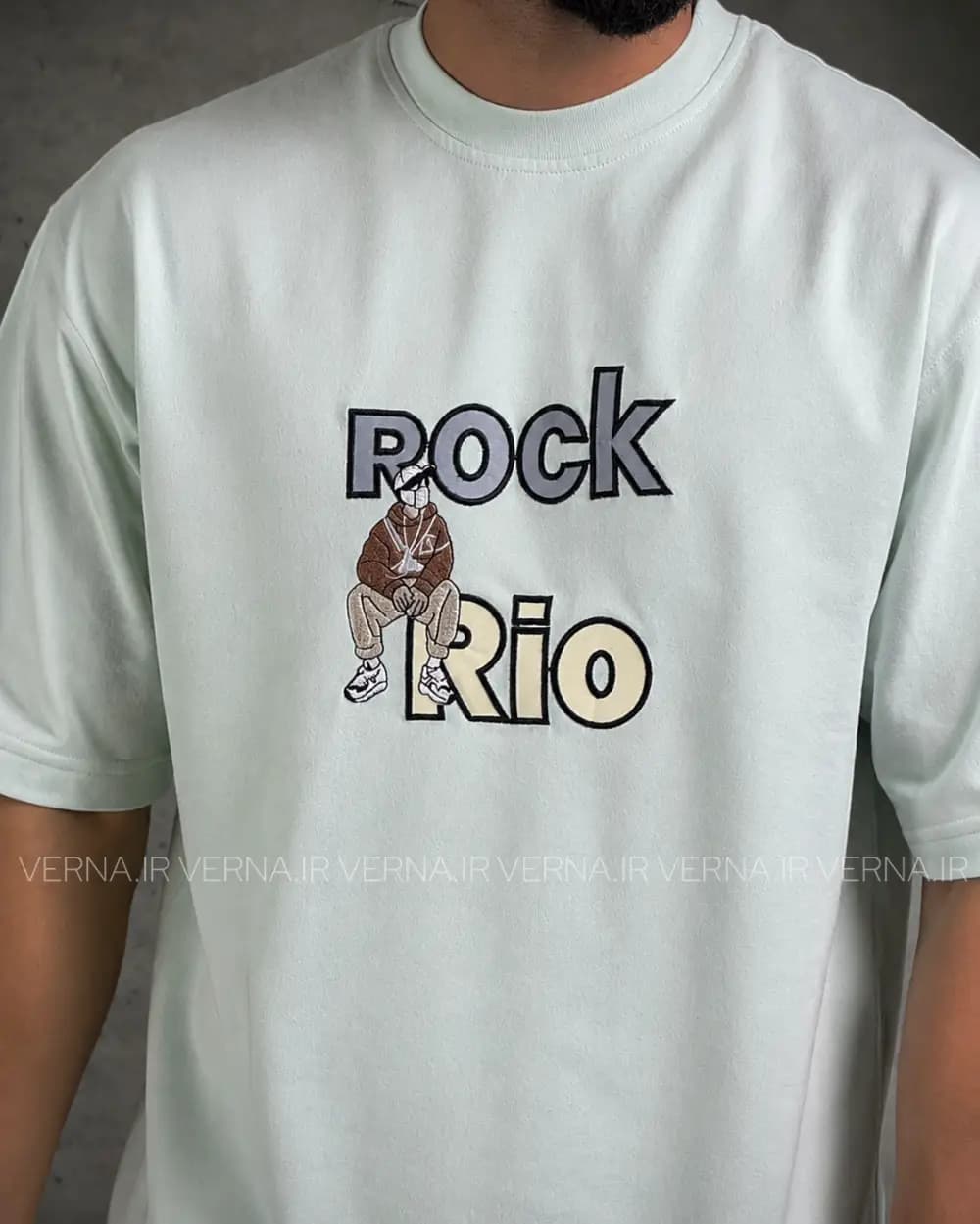 تیشرت مردانه گلدوزي ROCK RIO — تصویر ۷