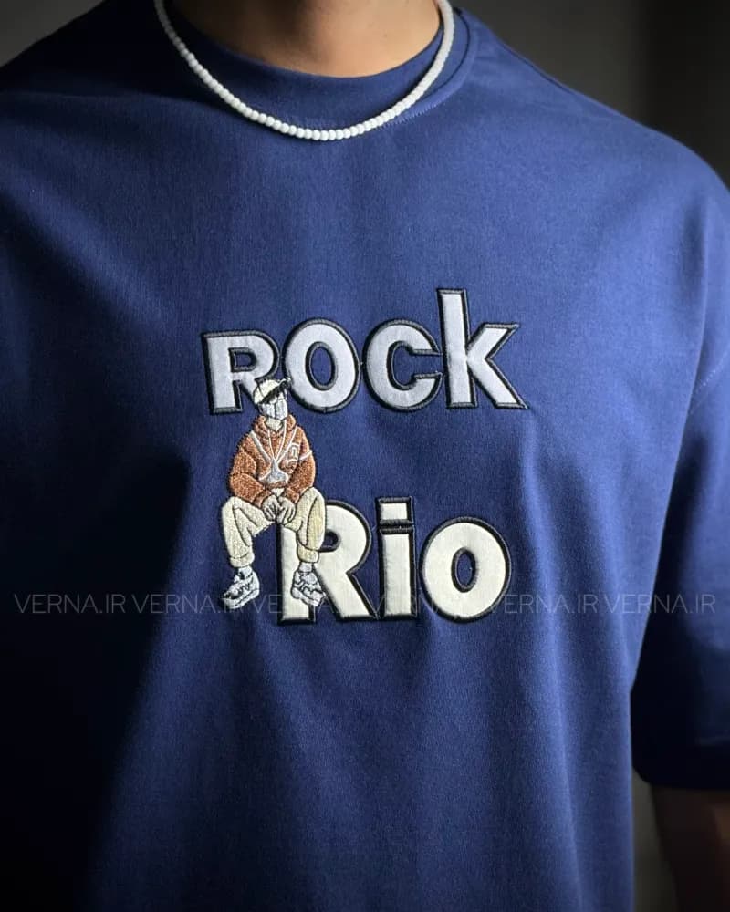 تیشرت مردانه گلدوزي ROCK RIO — تصویر ۶