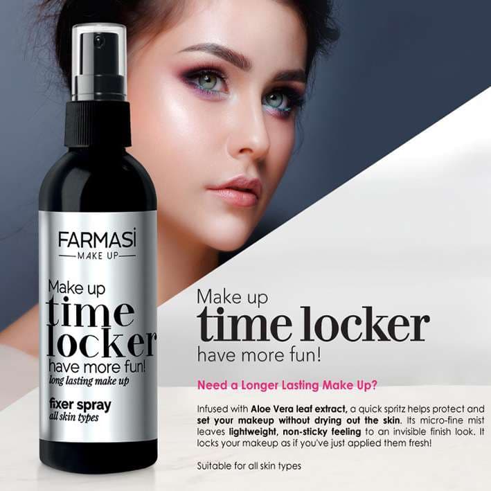 اسپری فیکساتور آرایش فارماسی FARMASI حجم ۱۱۵ میل