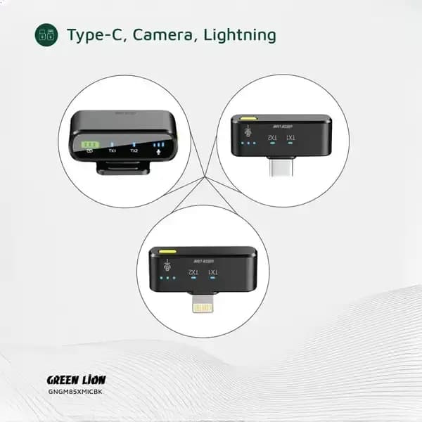 میکروفون بیسیم گرین لاین GM-85X GNGM85XMICBK — تصویر ۲