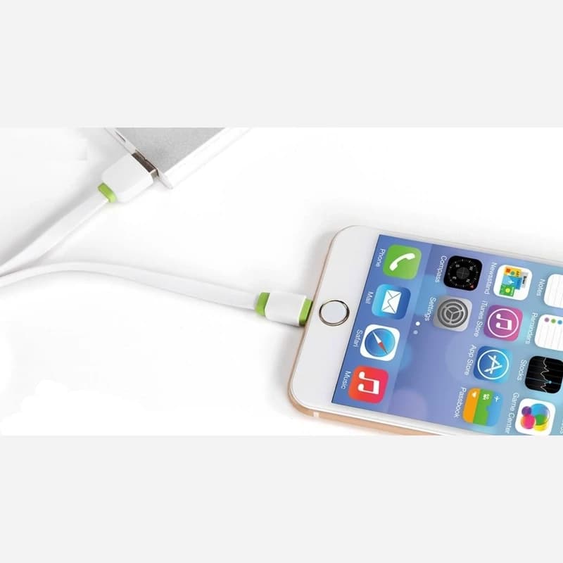کابل تبدیل USB به Lightning مدل EMY طول 1 متر رنگ آبی کد B17579 — تصویر ۲