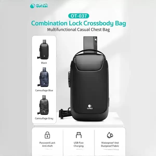 کیف کراس بادی ضدآب کوتتسی OT-037 — تصویر ۵
