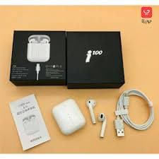 ایرپاد بلوتوثی مدل i100 رنگ سفید کد B17577 — تصویر ۲