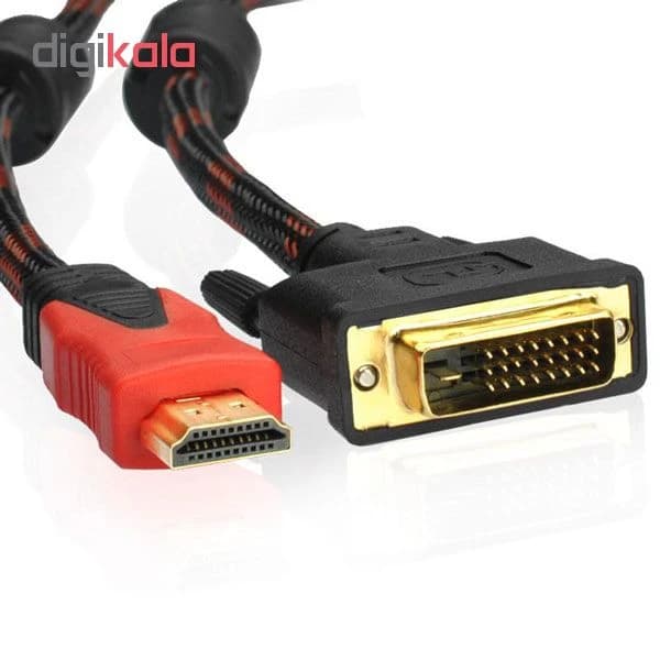 کابل تبدیل HDMI به DVI مدل BAMA31 طول 1.5 متر رنگ مشکی کد B17575 — تصویر ۲