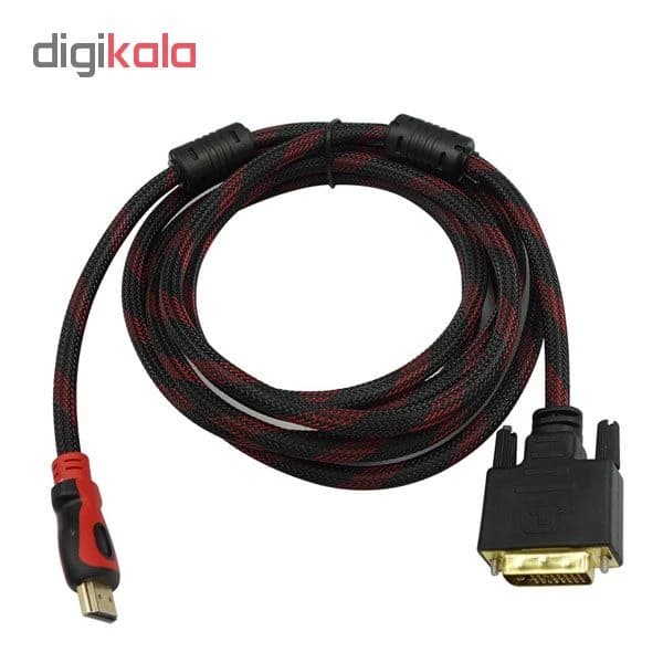کابل تبدیل HDMI به DVI مدل BAMA31 طول 1.5 متر رنگ مشکی کد B17575 — تصویر ۳