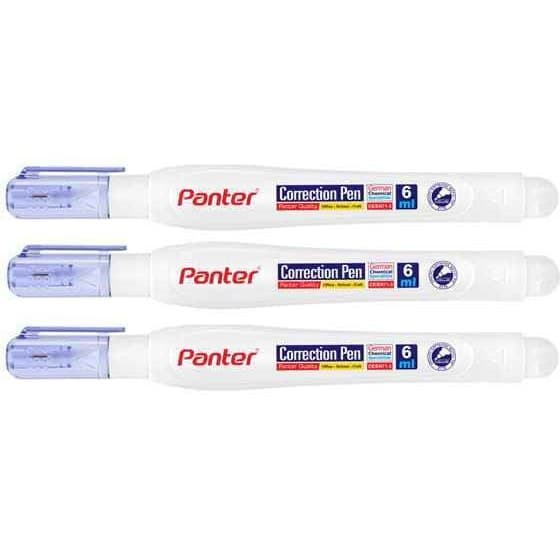 غلط گیر قلمی پنتر مدل 6ml سفید بسته 3 عددی کد: B17571