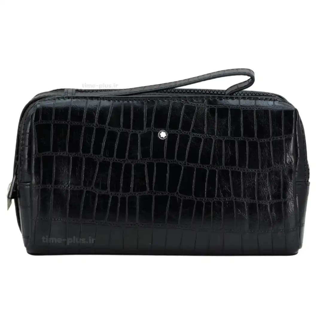 شوزبگ مشکی دو زیپ مون بلان MontBlanc shoe bag
