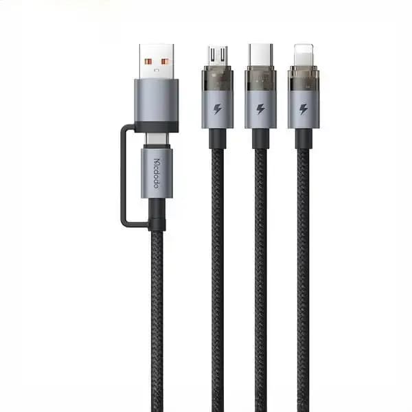 کابل 100 وات 2 به 3 مک دودو 6in1 CA-7260 — تصویر ۲