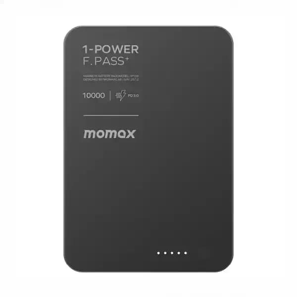 پاور بانک مگنتی10000 مومکس 1-Power IP158 — تصویر ۳