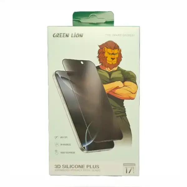 گلس حریم شخصی آیفون 17 و 16 پرو گرین لاین 3D GN3DSIL17BK — تصویر ۲