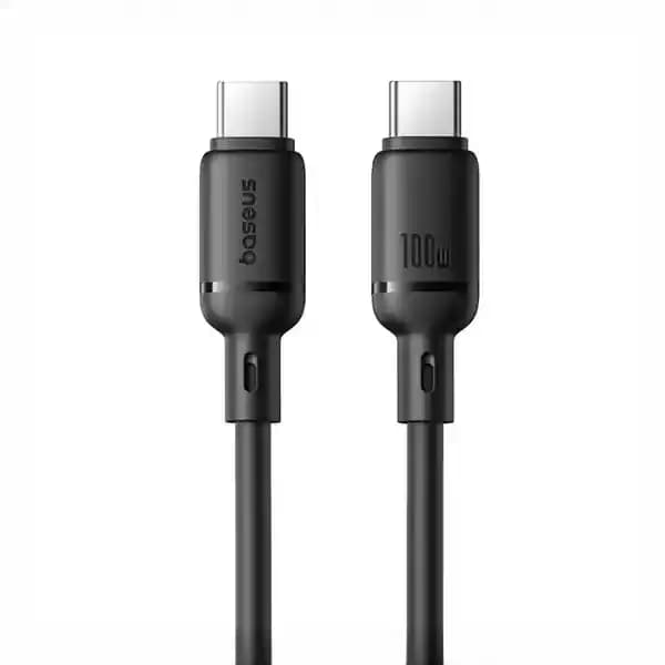کابل دو سر تایپ سی 100 وات 2 متر بیسوس 2M CB000114 — تصویر ۷