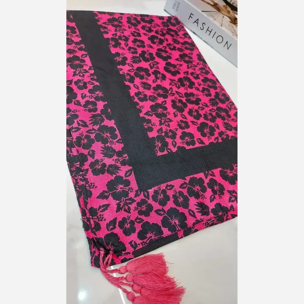 شال نخی اسپرت نرم و لطیف قواره 200 در 75 سانت — تصویر ۳