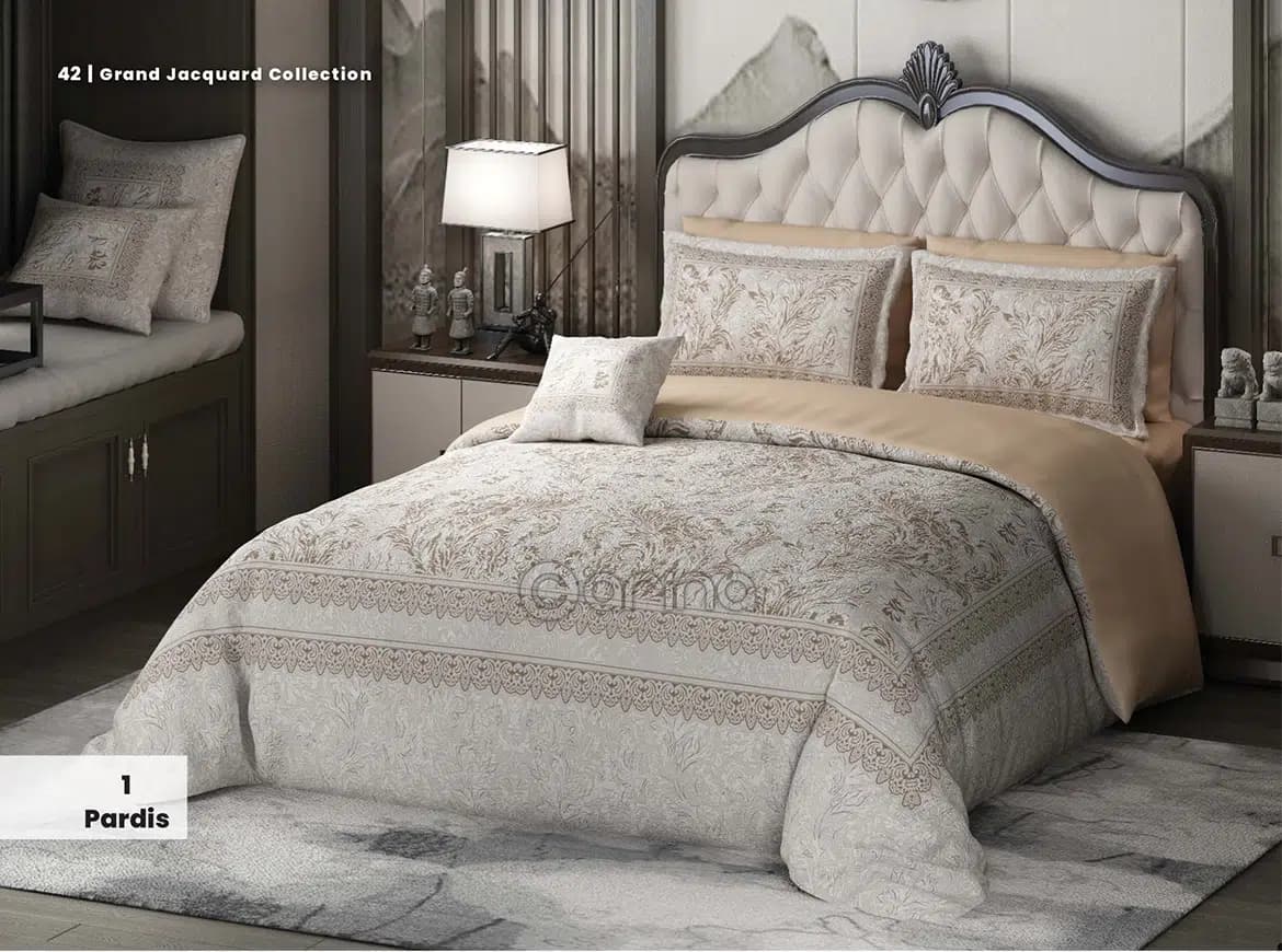 روتختی دو نفره کارینا ژاکارد کالکشن کد pardis 1 (ملحفه تشک 180)