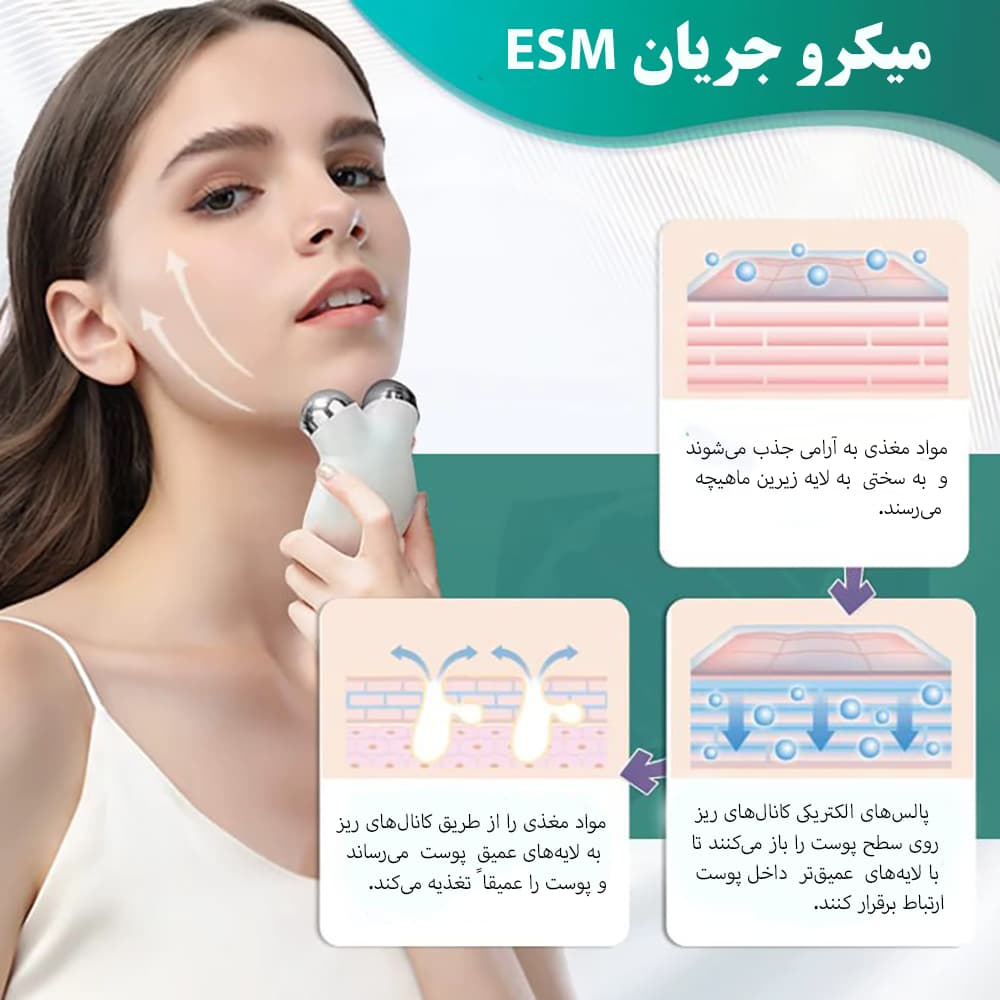 دستگاه لیفتینگ پوست با جریان میکروکارنت — تصویر ۴
