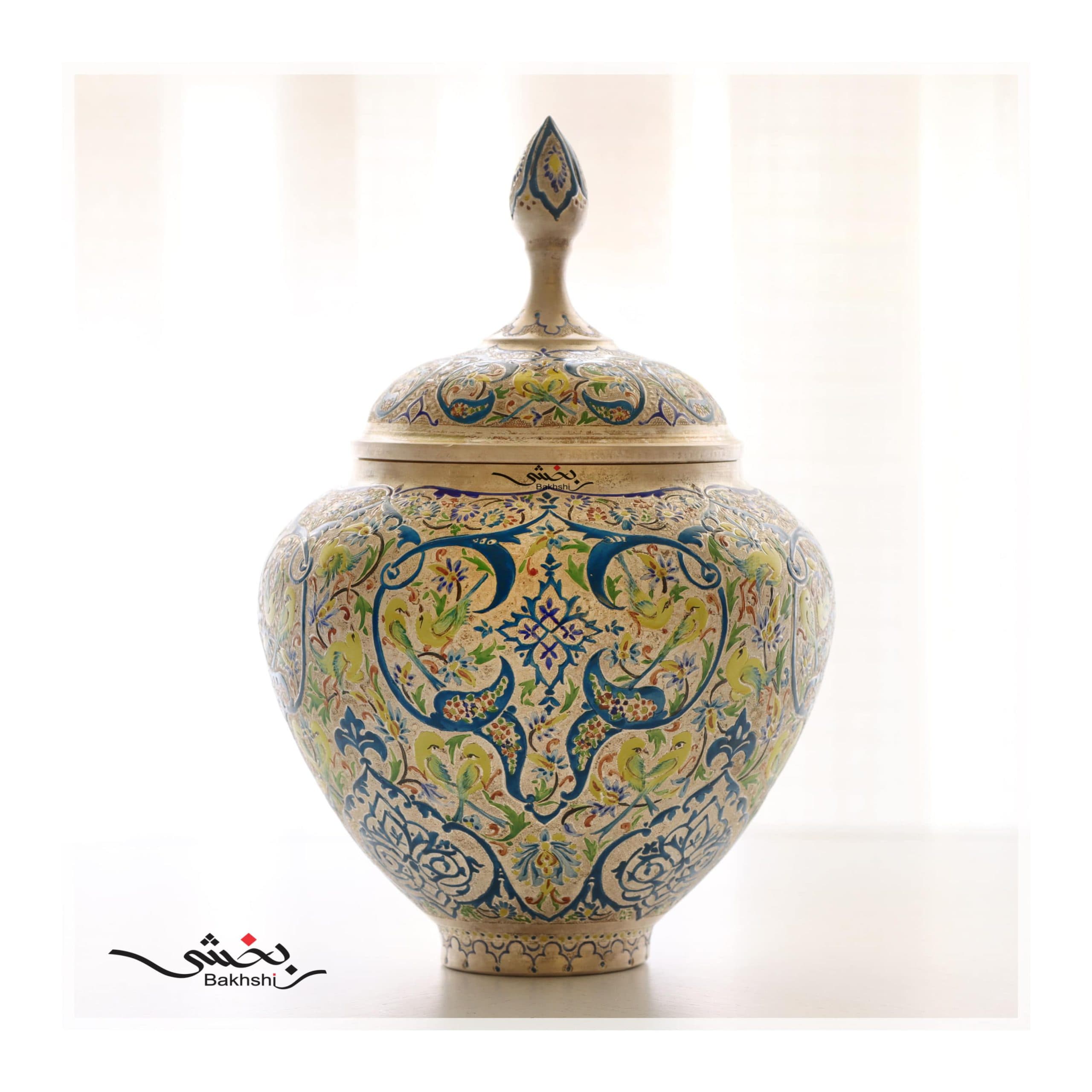 شکلات خوری نقره میناکاری اعلا