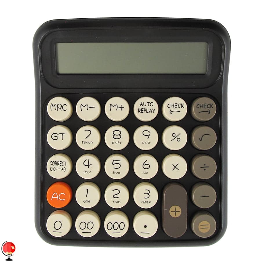 ماشین حساب فانتزی رنگی CTIFREE مدل CL-1034 مشکی
