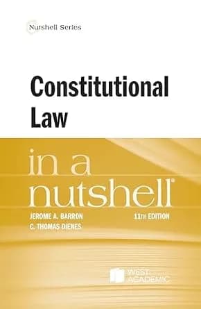 و دانلود نسخه کامل کتاب زبان اصلی Constitutional Law in a Nutshell (Nutshells) PDF | دانلود کتاب خارجی