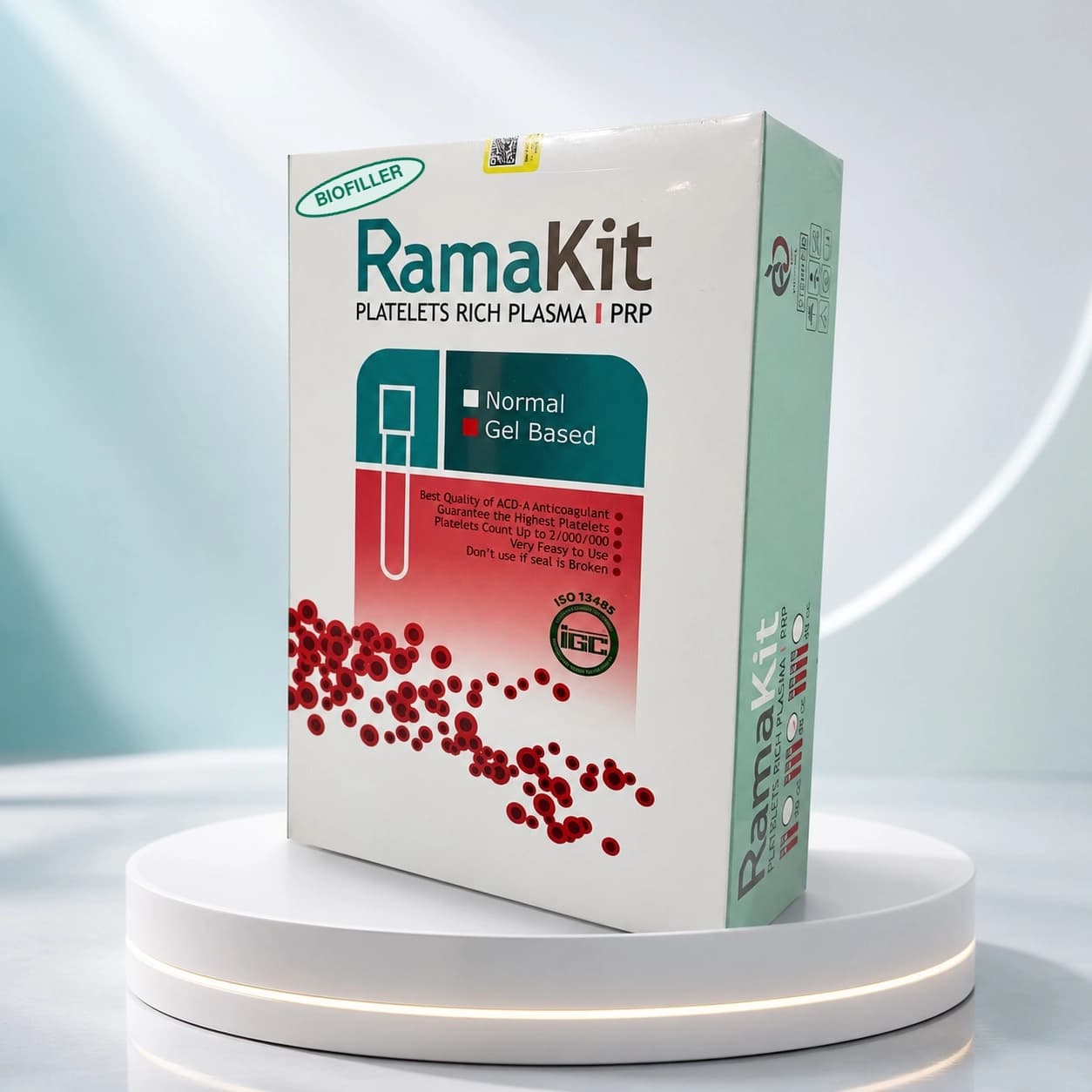 راما کیت بایوفیلر با ژل جداکننده | Biofiller PRP Gel Base Rama Kit تغلیظ پلاکتی تا 7 برابر پلاکت پایه(در انبار موجود نمیباشد)
