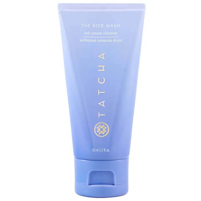 شستشوی صورت نرم‌کننده برنج مینی تاچا | The Rice Wash Soft Cream Cleanser tatcha