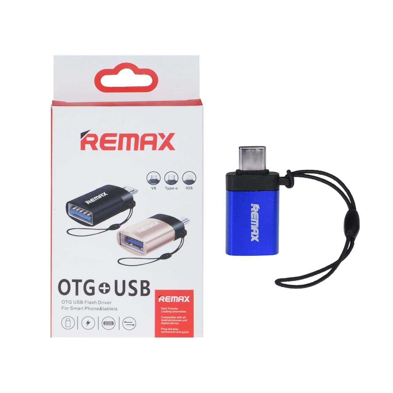 تبدیل Remax Type-C To USB مدل V8 – آبی