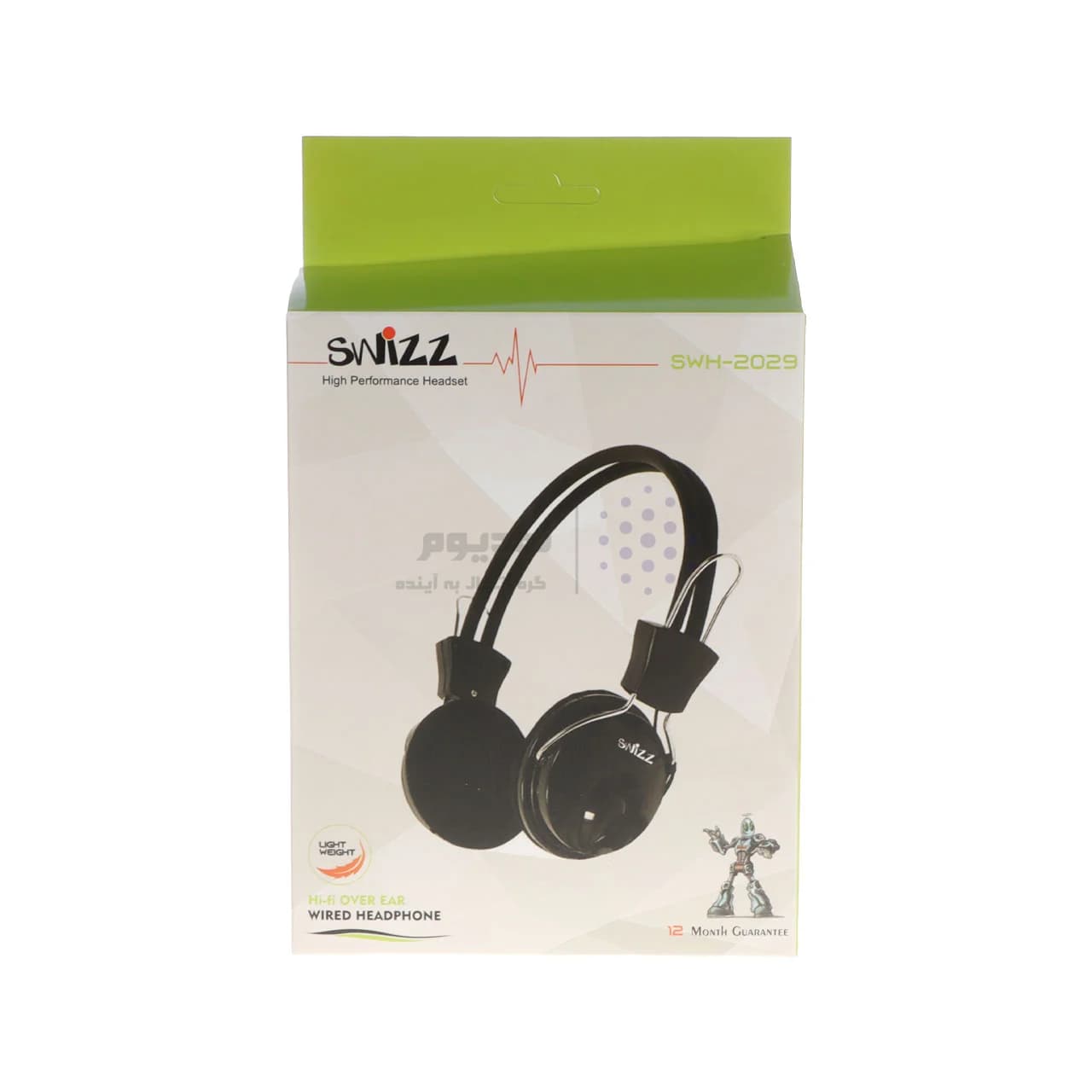هدفون با سیم Swizz مدل SWH-2029 – مشکی – RYL — تصویر ۱۰