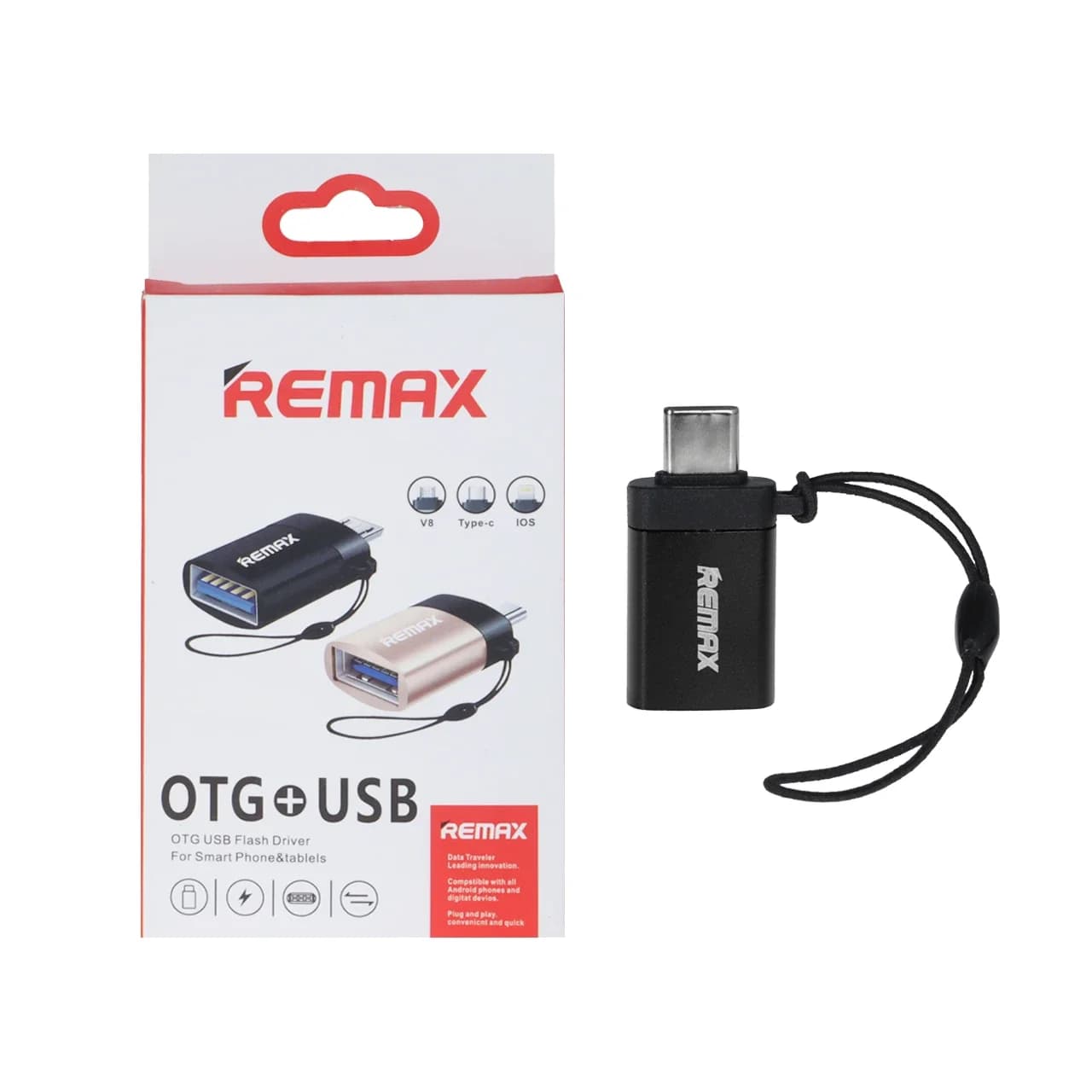 تبدیل Remax Type-C To USB مدل V8 – مشکی — تصویر ۳
