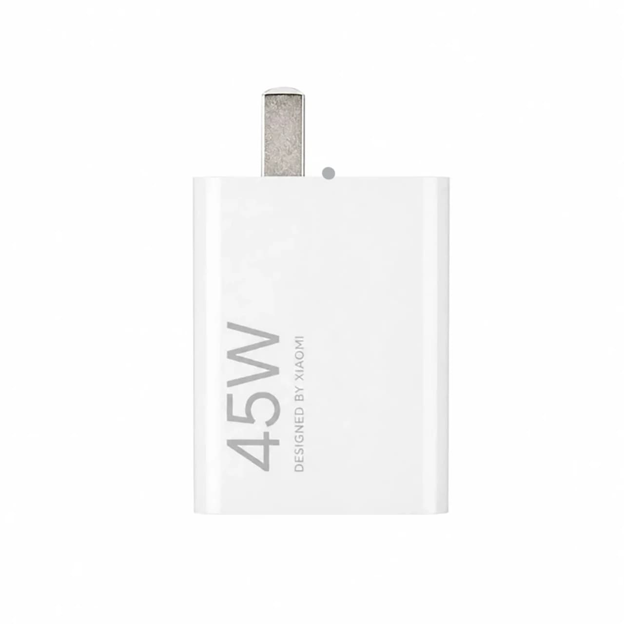 شارژر دیواری فست تک پورت Xiaomi مدل MDY-17-EE 45W – سفید – سرکارتنی