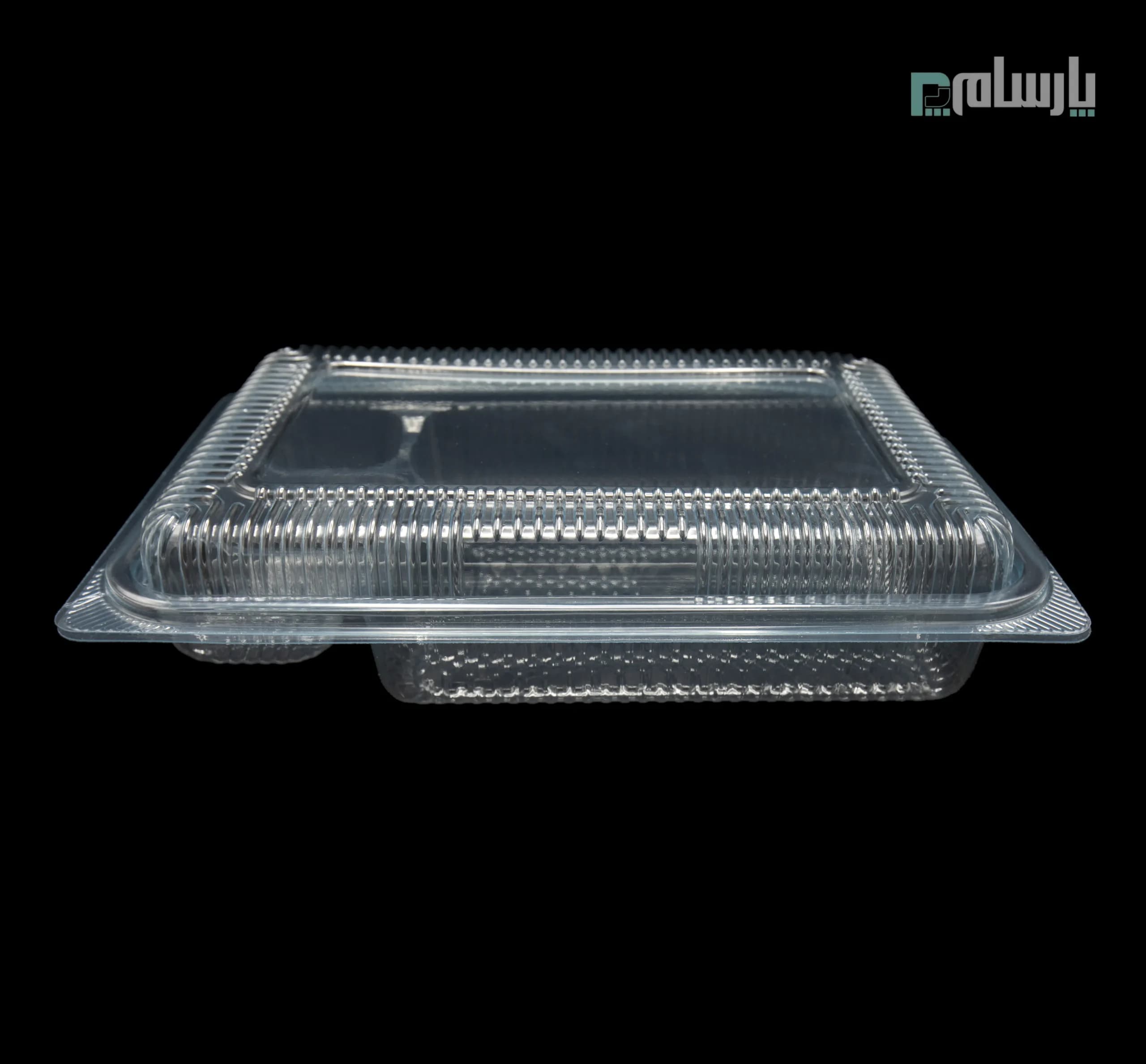 ظرف یکبار مصرف باکس ۱۰۰۰ چهار خانه – پت