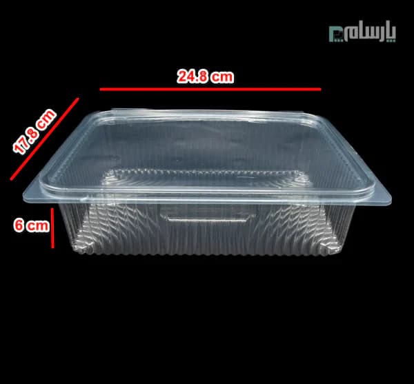 ظرف یکبار مصرف باکس 1500 سی سی-پت — تصویر ۲