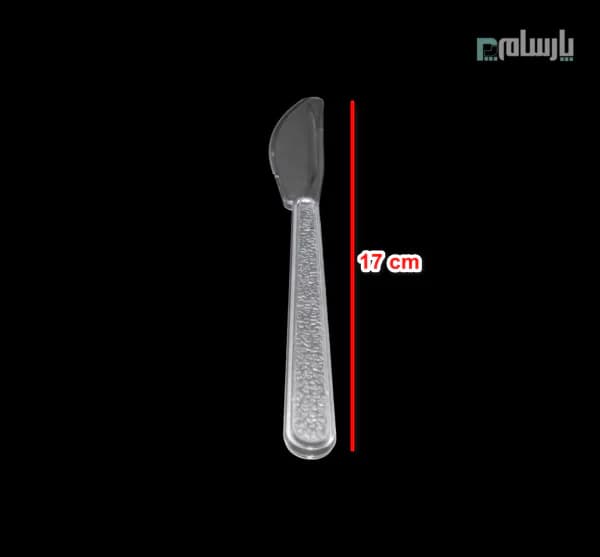 کارد یکبار مصرف مدل کروکو شفاف — تصویر ۲
