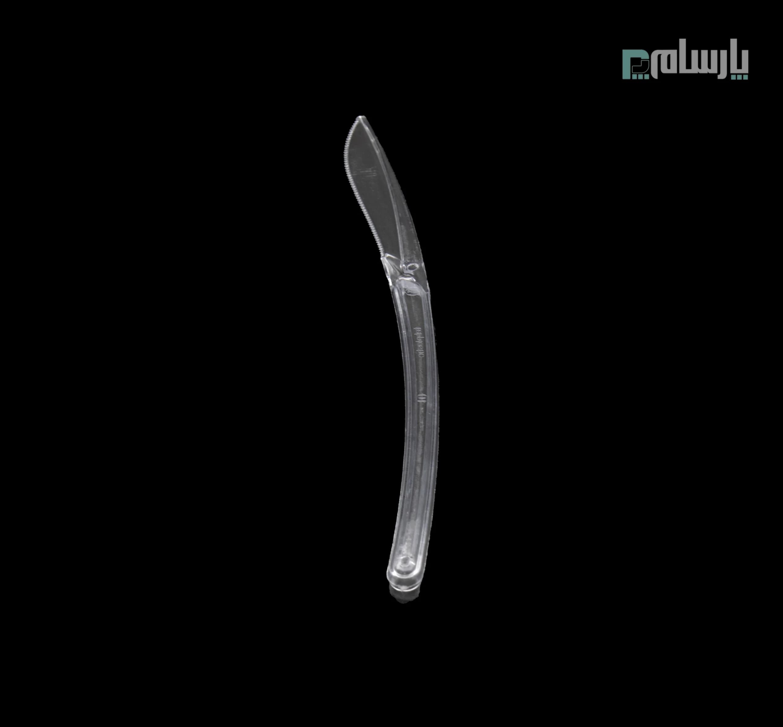 کارد یکبار مصرف مدل موج شفاف