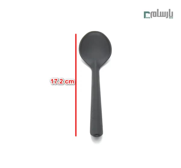 قاشق یکبار مصرف مدل میلان مشکی — تصویر ۲