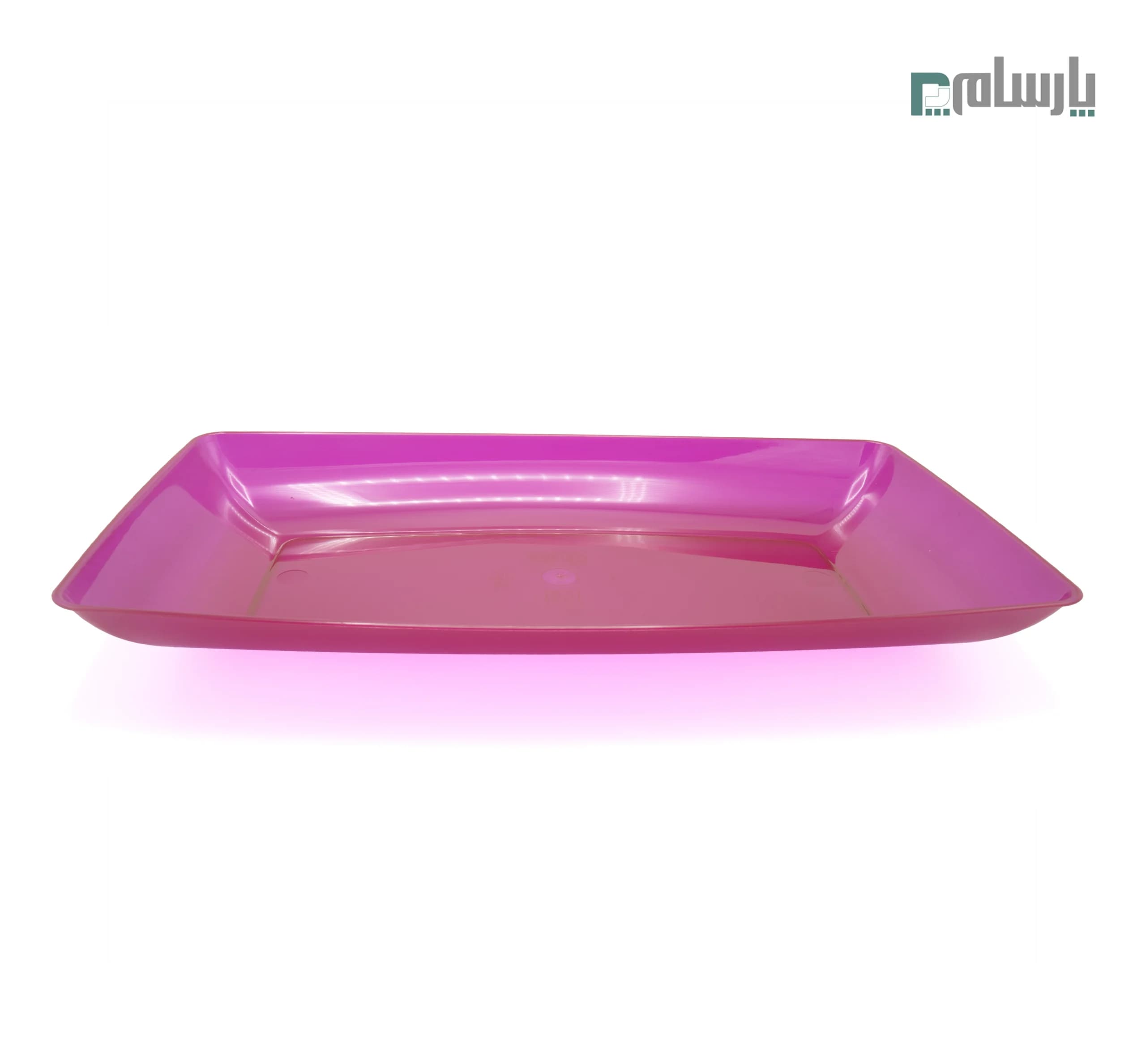 دیس یکبار مصرف الماس مدل رین بوو بزرگ سرخ آبی