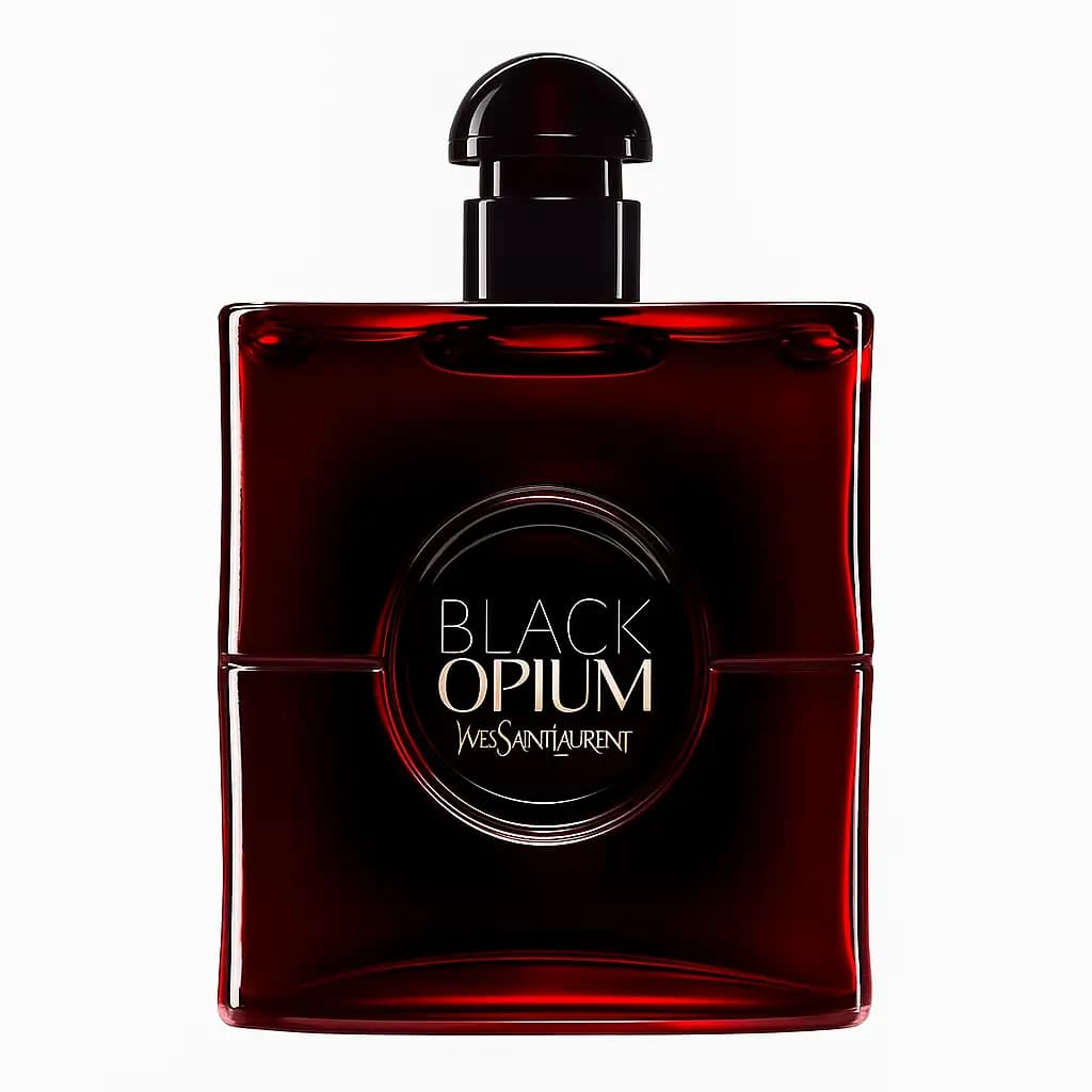 عطر ادکلن بلک اپیوم اور رد ادو پرفیوم ایوسن لورن | BLACK OPIUM EAU DE PARFUM OVER RED