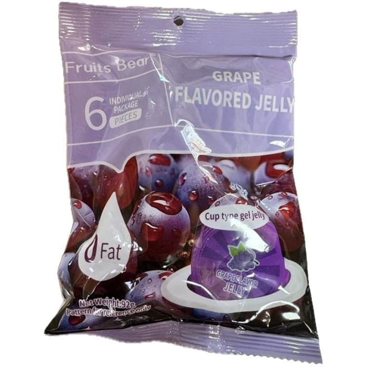 ژله 6 عددی Fruits Bear انگور