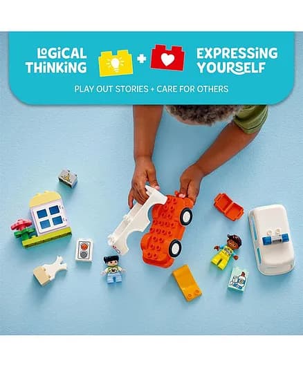 لگو دوبلو LEGO DUPLO 10447 آمبولانس و راننده آموزشی — تصویر ۲